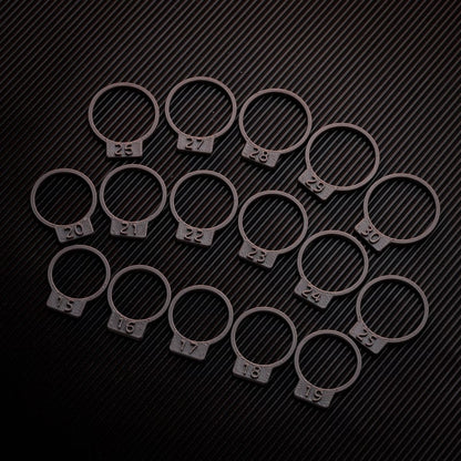 Paracord Bead – YEDC Pig Ring | Mokuti Damasteel Zirconium EDC Fidget Ring