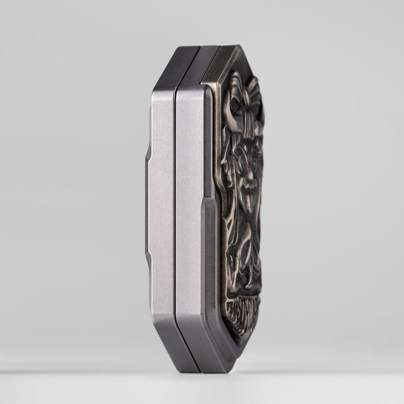 EDC Slider – YEDC Poker Lolita | Stainless Steel Titanium Zirconium Push Slider