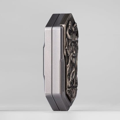 EDC Slider – YEDC Poker Lolita | Stainless Steel Titanium Zirconium Push Slider