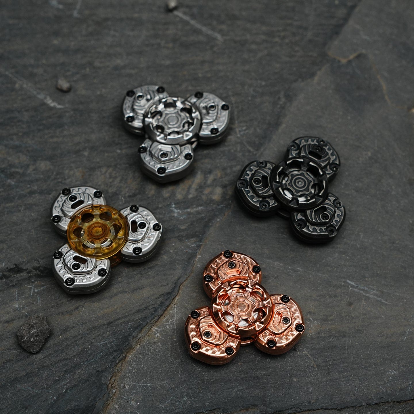 Push Slider – Yolo Studio MONIBAO | Stainless Steel Titanium Zirconium PEI Fidget Slider EDC