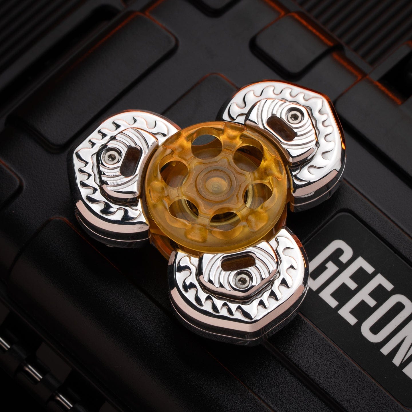 Push Slider – Yolo Studio MONIBAO | Stainless Steel Titanium Zirconium PEI Fidget Slider EDC