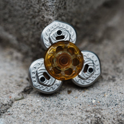 Push Slider – Yolo Studio MONIBAO | Stainless Steel Titanium Zirconium PEI Fidget Slider EDC
