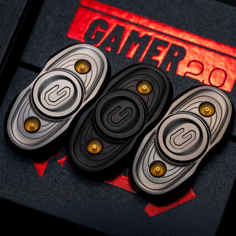 EDC Spinner – YOLO Studio Gamer 2.0 | Stainless Steel Titanium Zirconium