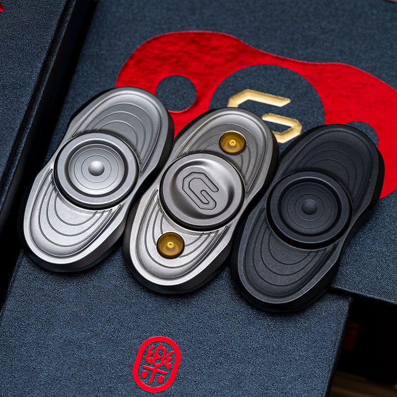 EDC Spinner – YOLO Studio Gamer 2.0 | Stainless Steel Titanium Zirconium