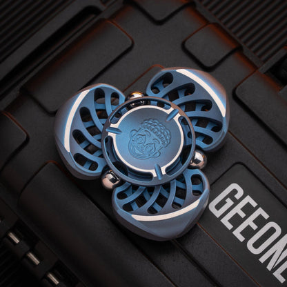 Fidget Spinner EDC – ZacLab Turbo | Titanium Zirconium Stainless Steel Spin Top