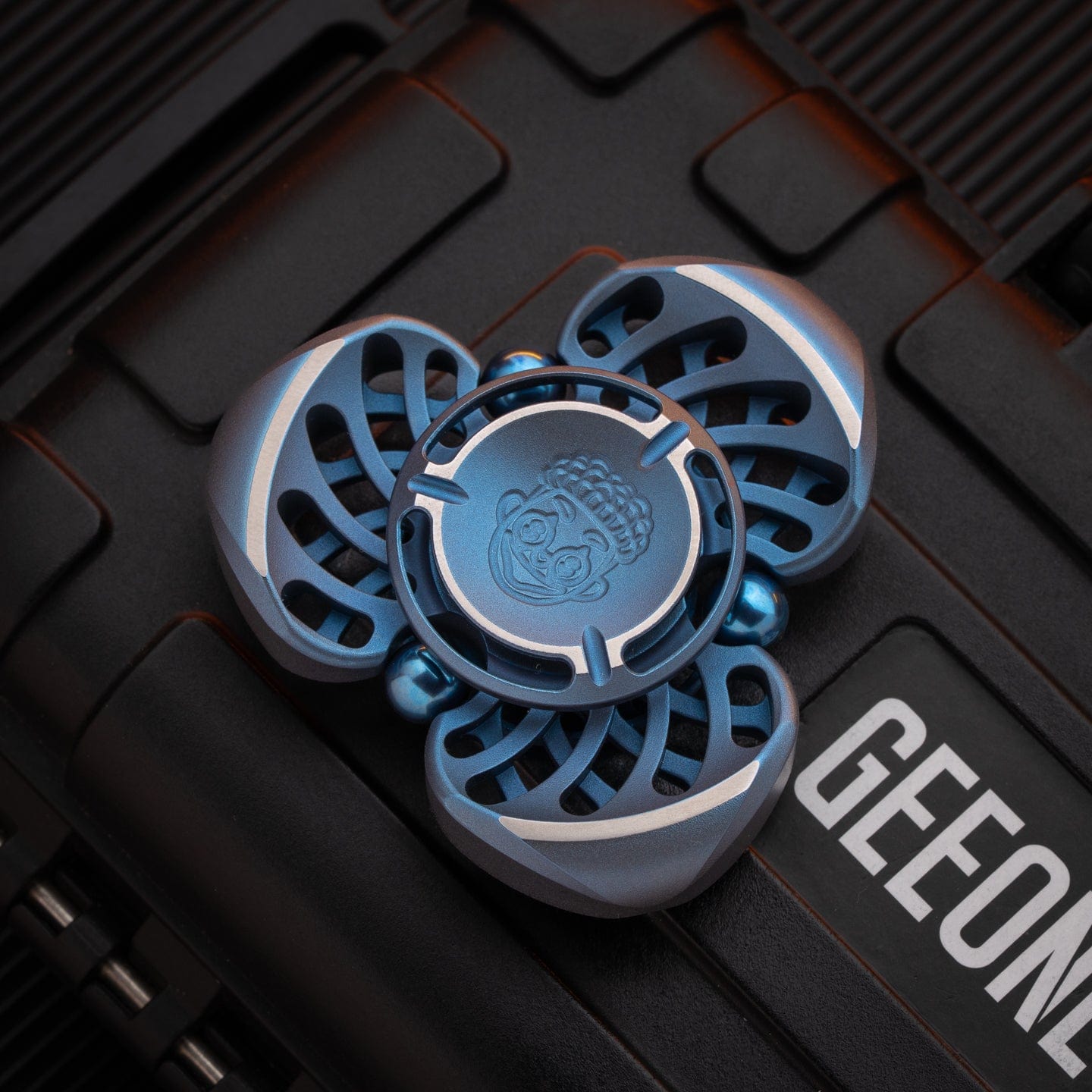 Fidget Spinner EDC – ZacLab Turbo | Titanium Zirconium Stainless Steel Spin Top