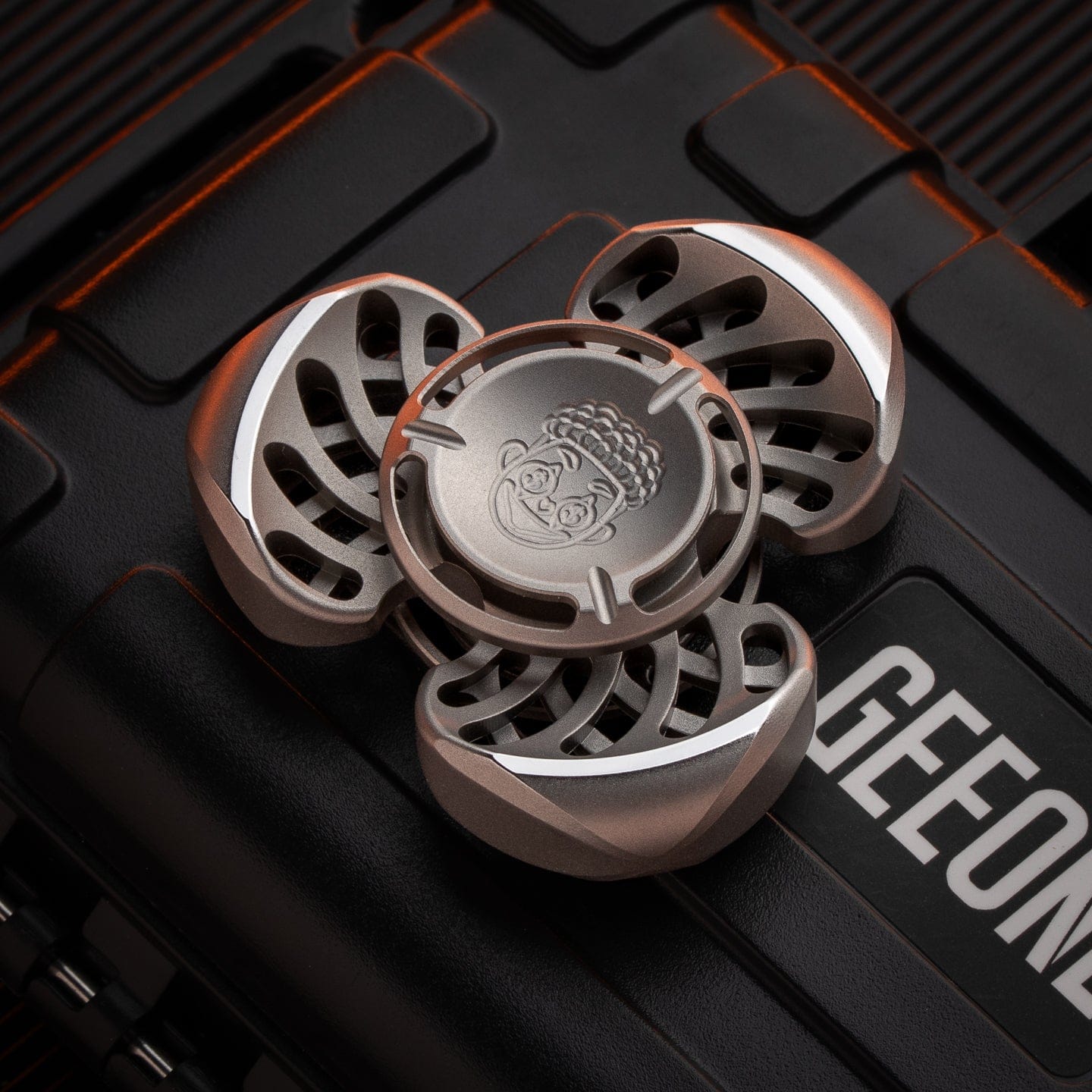 Fidget Spinner EDC – ZacLab Turbo | Titanium Zirconium Stainless Steel Spin Top