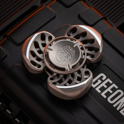 Fidget Spinner EDC – ZacLab Turbo | Titanium Zirconium Stainless Steel Spin Top