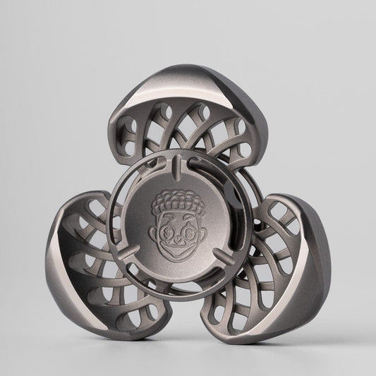 Fidget Spinner EDC – ZacLab Turbo | Titanium Zirconium Stainless Steel Spin Top